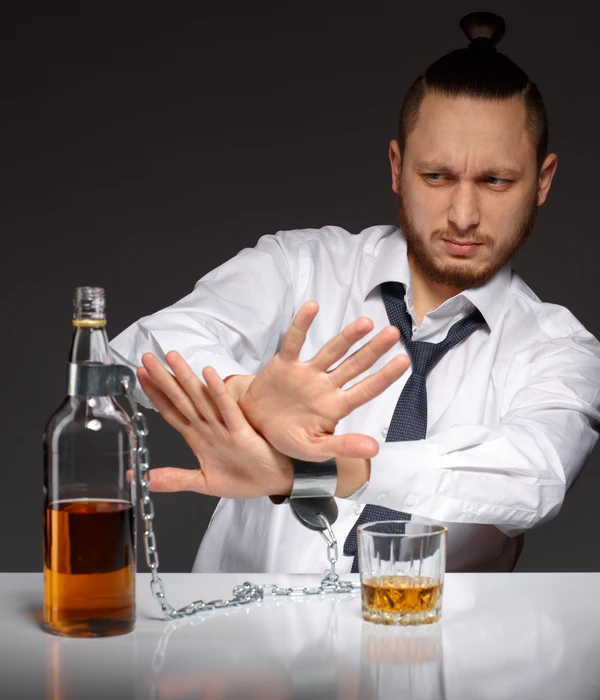 Rechazando el alcohol